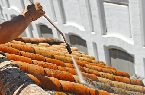 Nettoyage de toitures - Ambierle